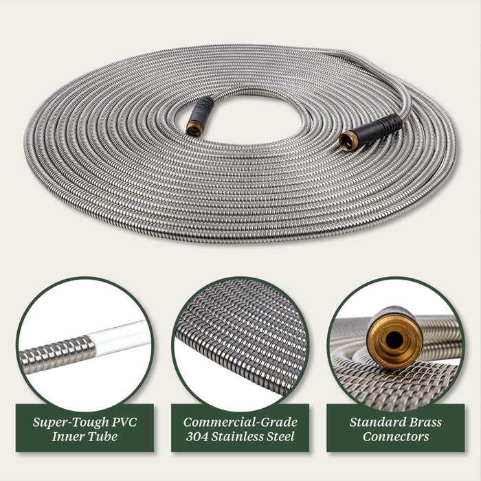 100 ft. Stainless Steel Garden Hose