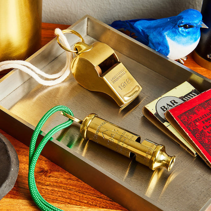 1918 Brass Artillery Officer's Whistle