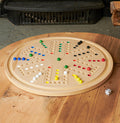 2-in-1 Handcrafted Aggravation / Chinese Checkers Game