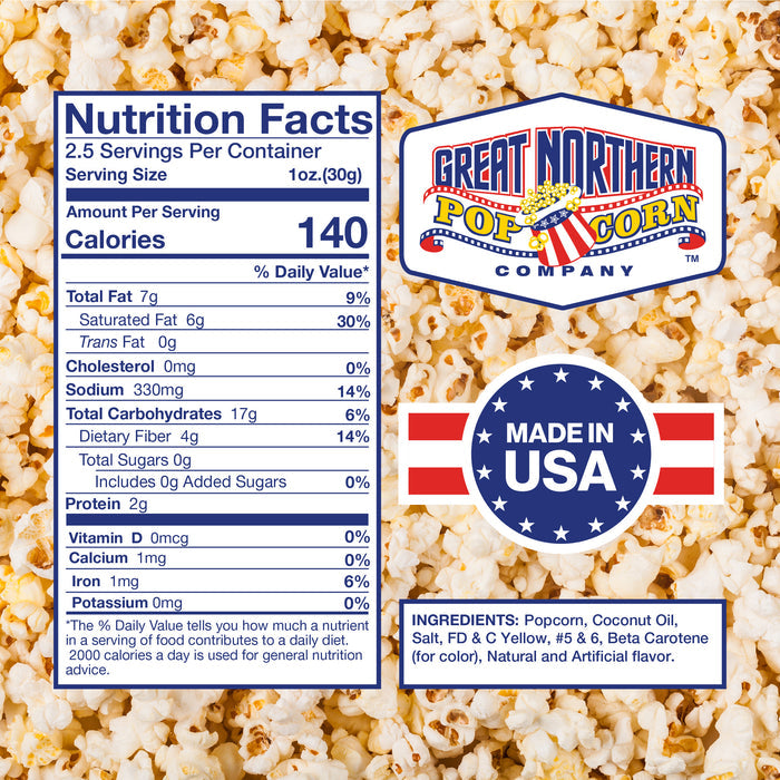 2.5 oz Popcorn Packs - 12 packs