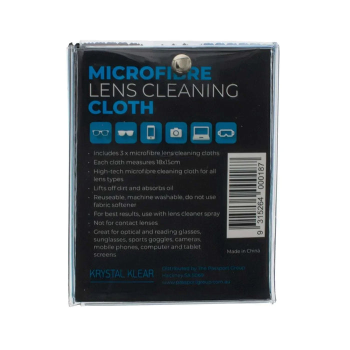 3 Pack Assorted Cleaning Cloths - Eyewear Accessories - Passport Eyewear