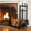 5-Piece Firewood Rack Set