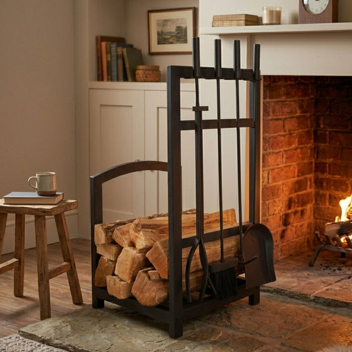 5-Piece Firewood Rack Set