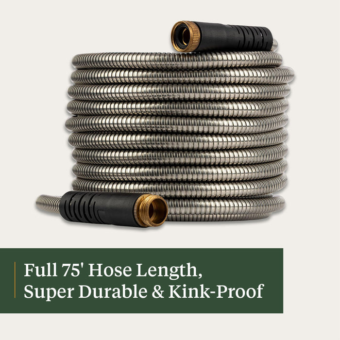 75 ft. Stainless Steel Garden Hose