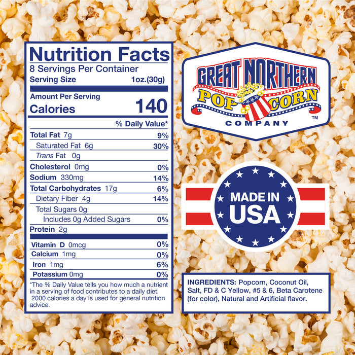 8 Oz. Popcorn Packs - 5 packs