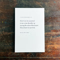 A Rose Shoulders Up notecard