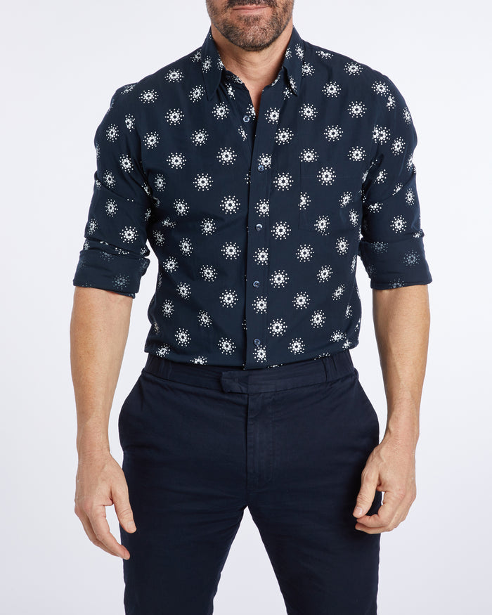 Ada to the Moon - Navy Print
