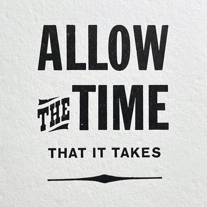 Allow Time notecard