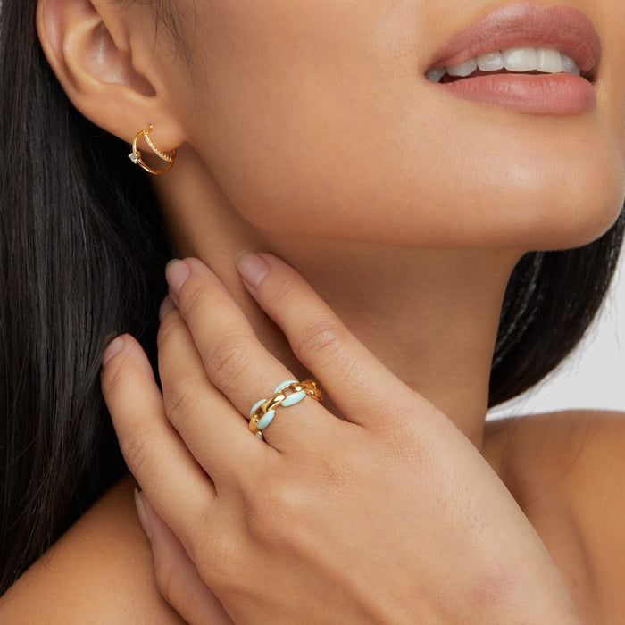 Anneliese | Gold-Plated Silver Ring