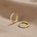 Annika | Gold-Plated Leaf Earrings
