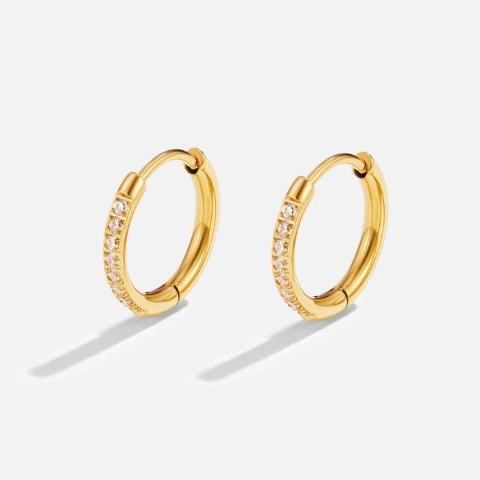 Annika | Gold-Plated Leaf Earrings
