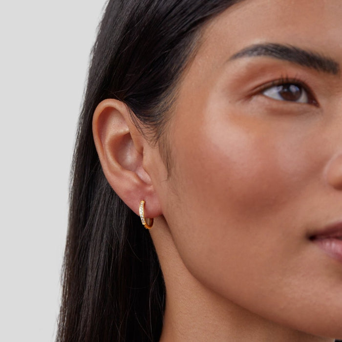 Annika | Gold-Plated Leaf Earrings