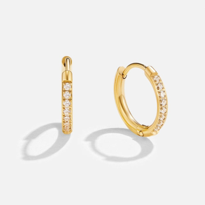 Annika | Gold-Plated Leaf Earrings