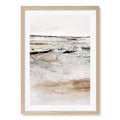 August Abstract Wall Art Print by Dan Hobday A4 (21 x 29.7cm) / Natural Oak Frame / White Border from our Australian Made Framed Wall Art, Prints & Posters collection by Profile Australia