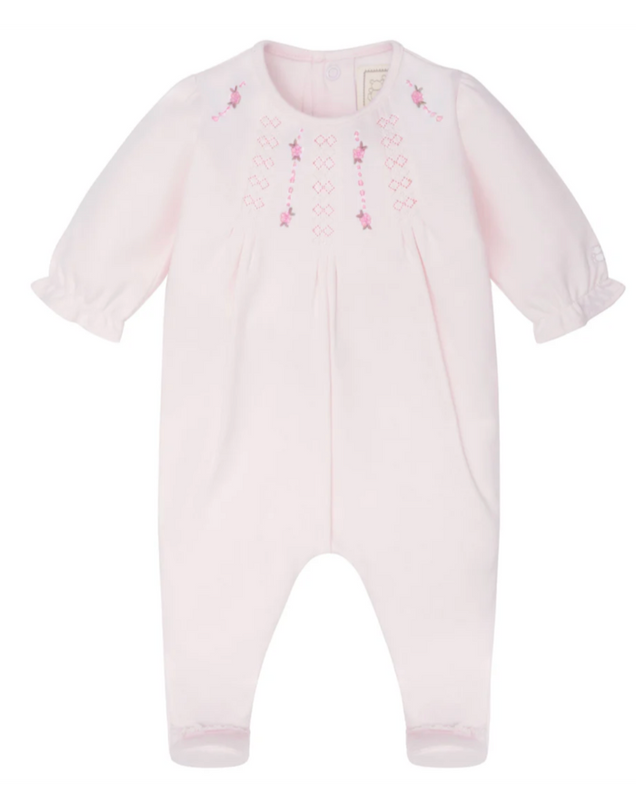 Emile et Rose Pink Sleepsuit