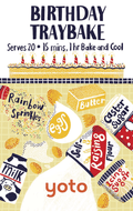 Baking with Yoto - Birthday Traybake