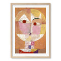 Baldgreis - Paul Klee Art Print A4 (21 x 29.7cm) / Natural Oak Frame / White Border from our Australian Made Framed Wall Art, Prints & Posters collection by Profile Australia