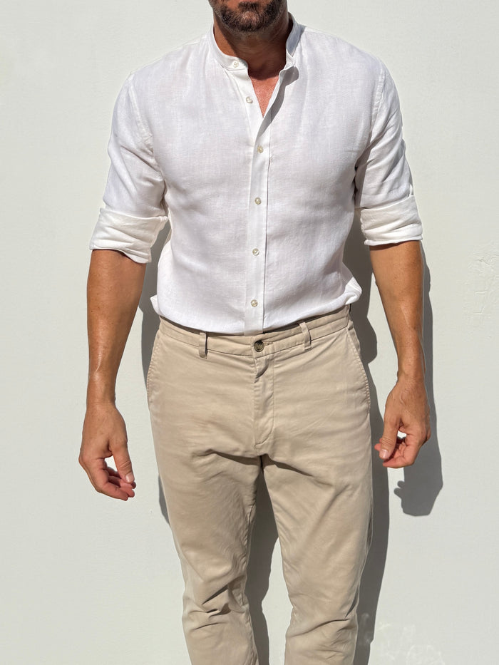 Band Collar Robust Linen - Ivory