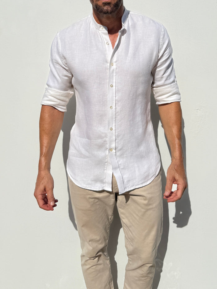 Band Collar Robust Linen - Ivory