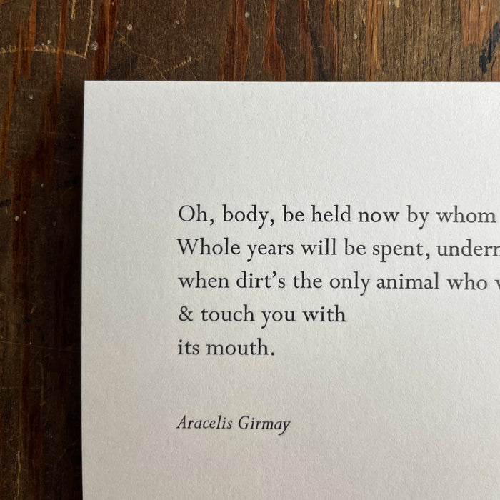 Be Held Now notecard