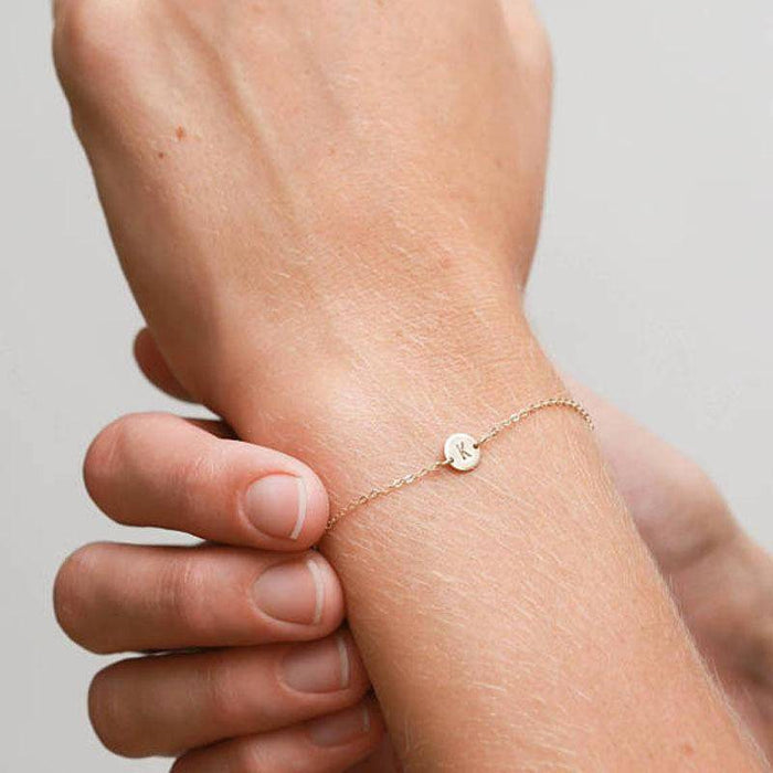 Beatriz | Gold-Plated Bracelet with Initial