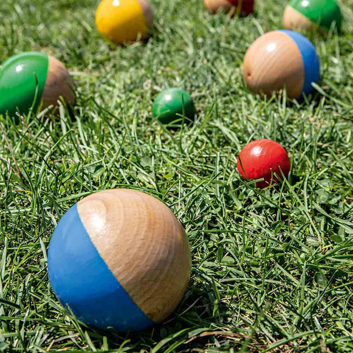 Beechwood Boules Set Made in France