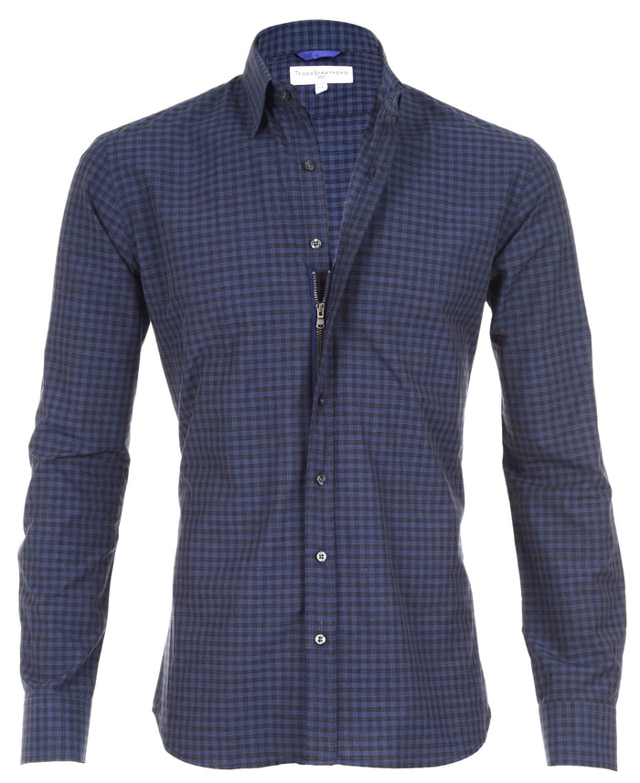 Black & Blue Plaid - Black & Blue Plaid