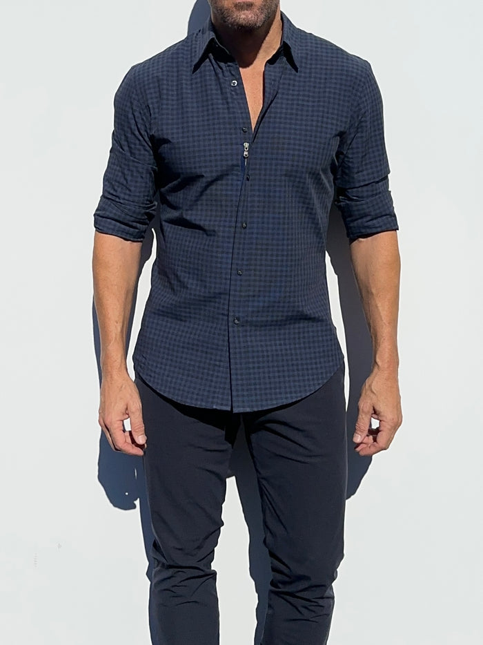 Black & Blue Plaid - Black & Blue Plaid