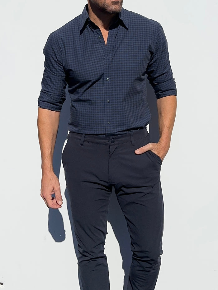 Black & Blue Plaid - Black & Blue Plaid
