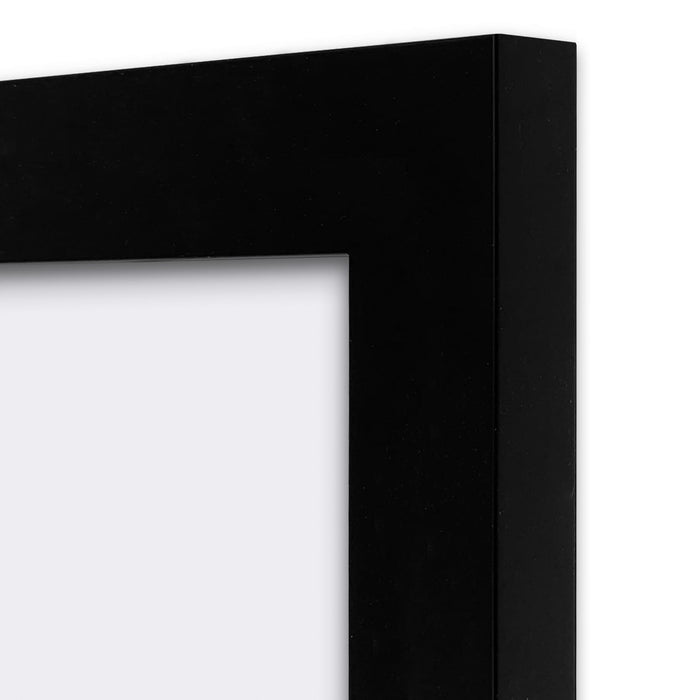 Black DIY Jersey Frame with White Mat and Black Backing from our Australian Made Picture Frames collection by Profile Australia