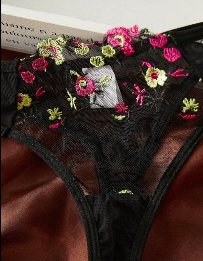 black thong