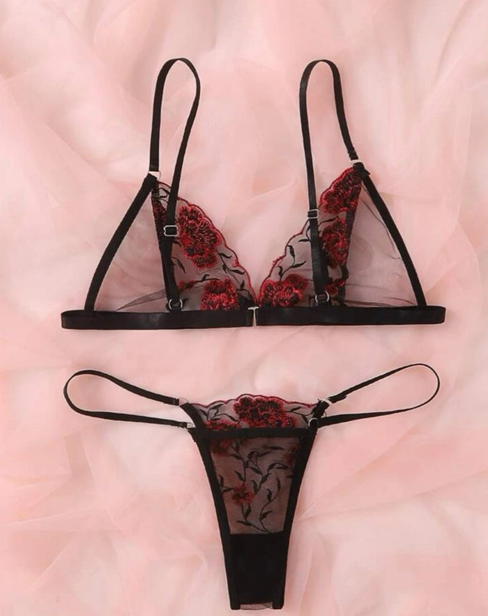 black lingerie sexy