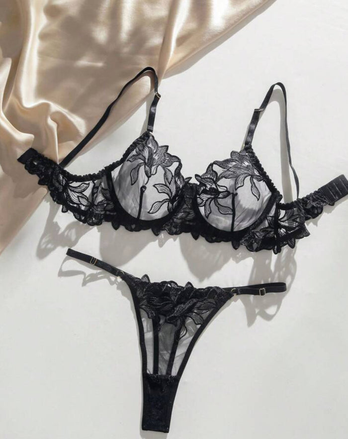black lingerie sexy