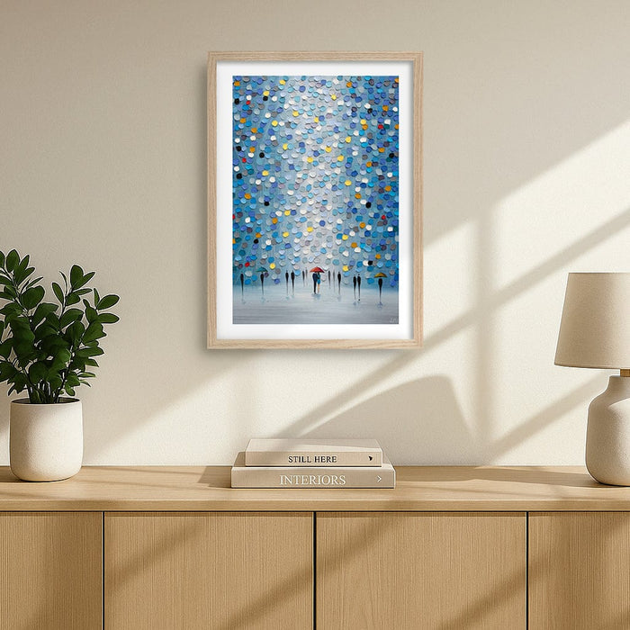 Blue Heaven Modern Wall Art Print from our Australian Made Framed Wall Art, Prints & Posters collection by Profile Australia