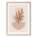 Boho Plant Lines Two Wall Art Print from our Australian Made Framed Wall Art, Prints & Posters collection by Profile Australia