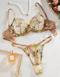 brown lingerie set