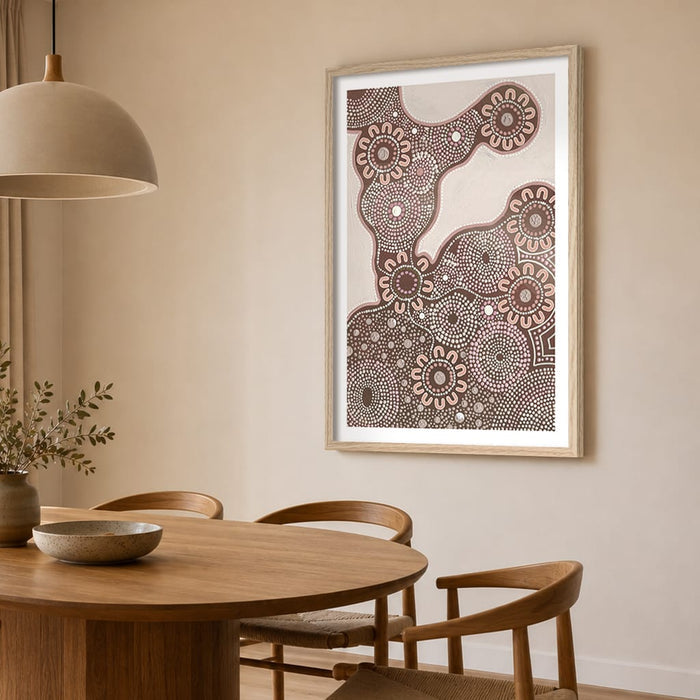 Building Strong Foundations Part 1 Clay Wall Art Print by Lee Hampton from our Australian Made Framed Wall Art, Prints & Posters collection by Profile Australia
