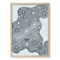 A4 (21 x 29.7cm) / Natural Oak Frame / No Border