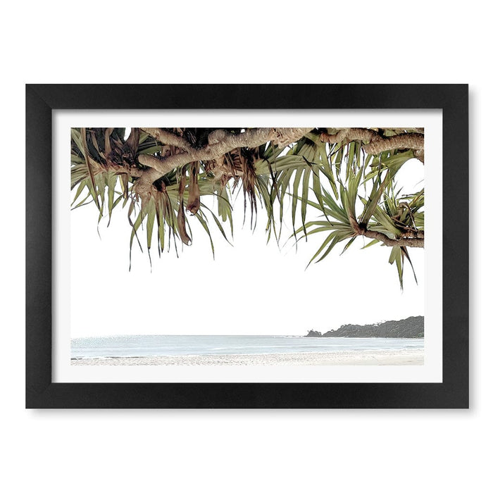 A4 (21 x 29.7cm) / Matte Black Frame / White Border