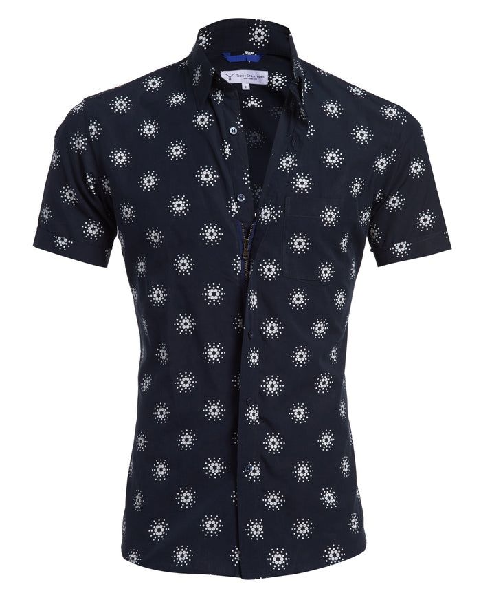 Cardano Summer - Navy Print