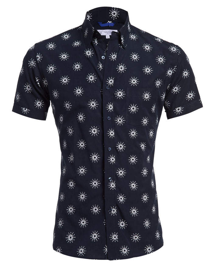 Cardano Summer - Navy Print