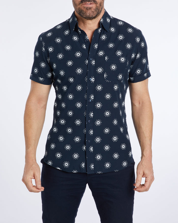 Cardano Summer - Navy Print