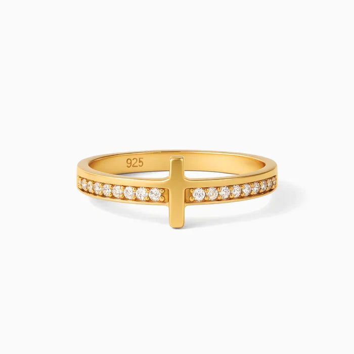 Carmen | Gold-Plated Trust in God Ring
