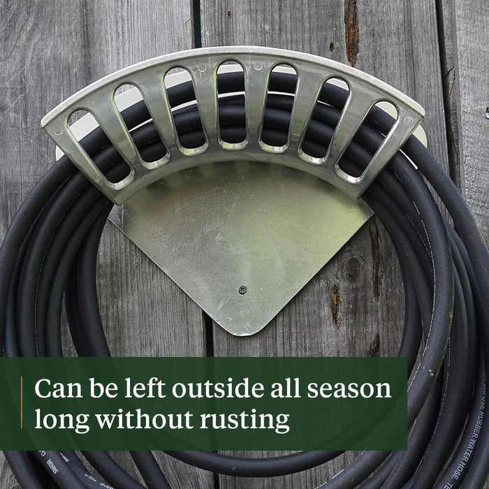 Cast Aluminum Hose Rack - 16" Wide