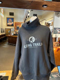 Charcoal Grey Mock Neck Hoodie