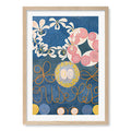Childhood No.1 - Hilma af Klint Art Print A4 (21 x 29.7cm) / Natural Oak Frame / White Border from our Australian Made Framed Wall Art, Prints & Posters collection by Profile Australia