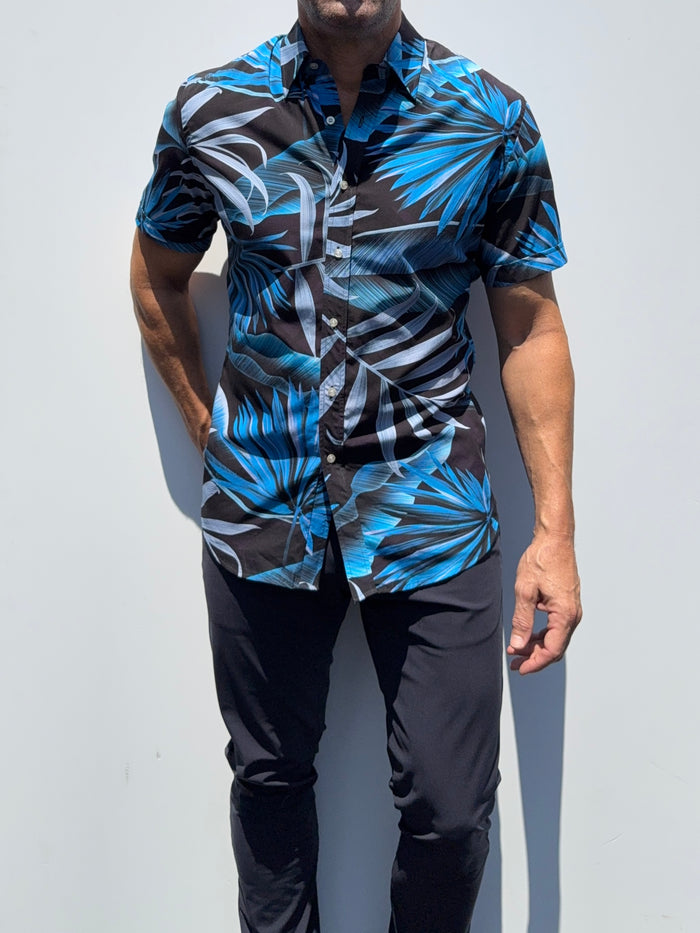 Club Tropicana Party Shirt - Electric Blue