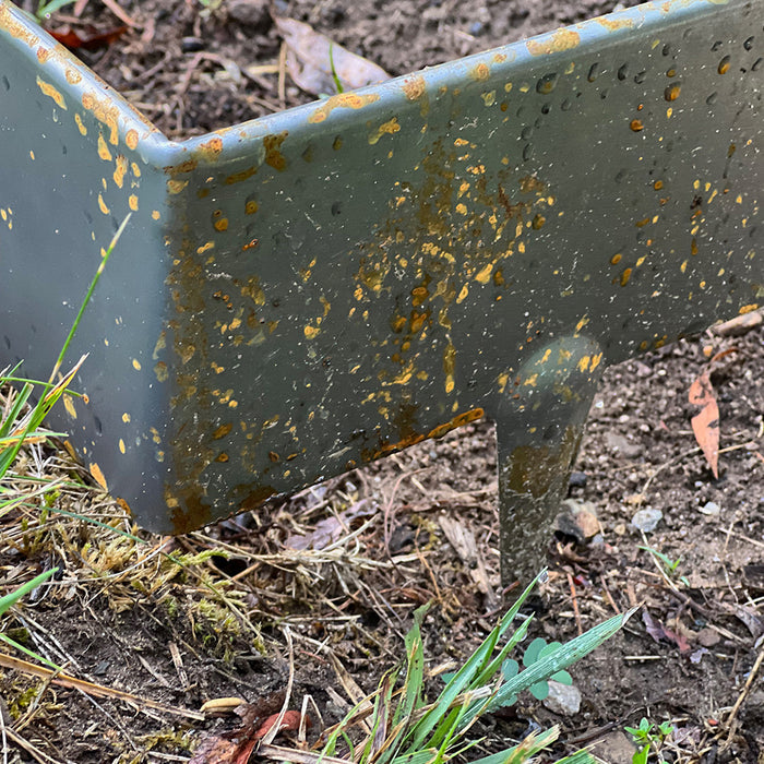 Cor-Ten Steel Lawn Corners