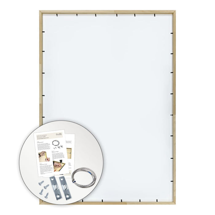 Decorator Natural Oak A0 Poster Frame – Extra Large Poster Display from our Australian Made Picture Frames collection by Profile Australia