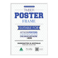Decorator White A0 Poster Frame – Extra Large Poster Display from our Australian Made Picture Frames collection by Profile Australia